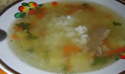 Rice soup
