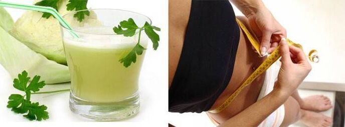 Cabbage juice helps you to be slim