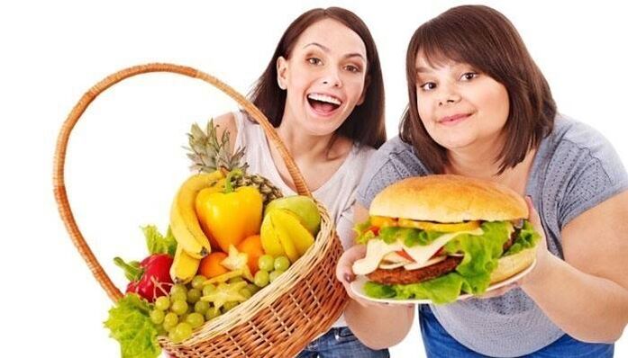 For successful weight loss, the girls reviewed their diet