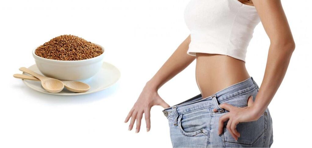 result of weight loss diet with buckwheat